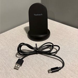 Yootech X1 Black Wireless Charger with Cable